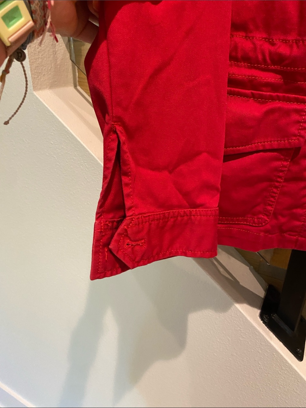 Talbots Bright Red Field Jacket - Picture 5 of 6